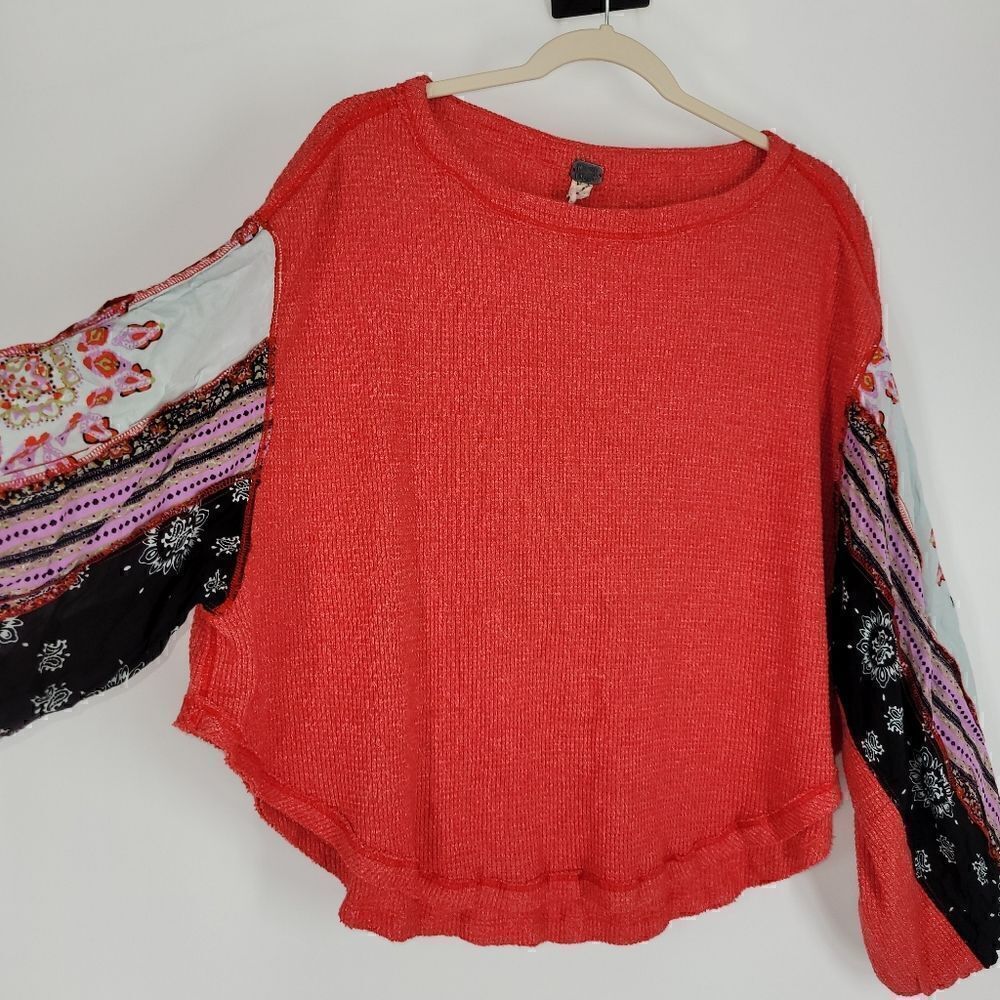 We the free balloon sleeve blouse